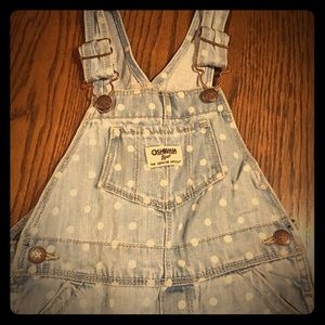 Toddler Girls Jean overalls